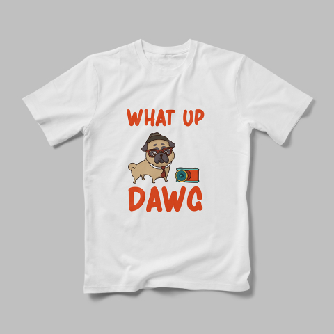 Tricouri Personalizate Câini - Tricou Personalizat What Au Dawg