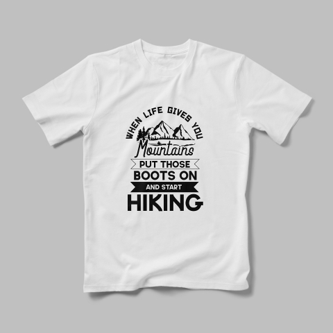 Tricouri Personalizate Camping - Tricou Personalizat When Life Gives You