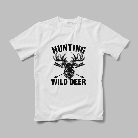 Tricouri Personalizate Hobby Hunting - Tricou Personalizat Wild Deer