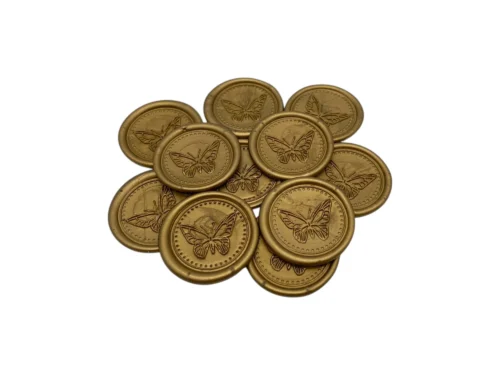 Sigilii - Wax 8 Butterfly Gold No3