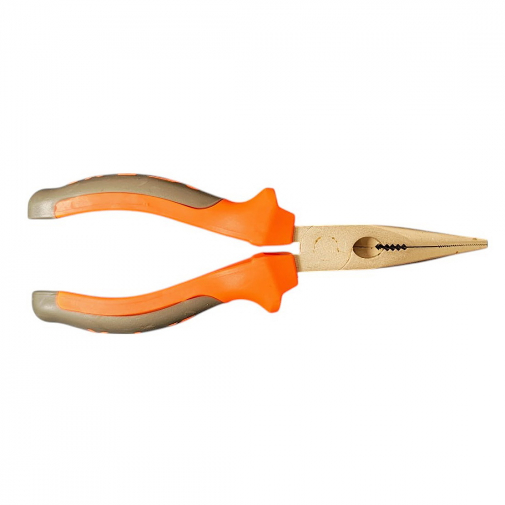 Clește cu cioc ascuțit 6” (170 mm), ergonomic, portocaliu/gri [1]