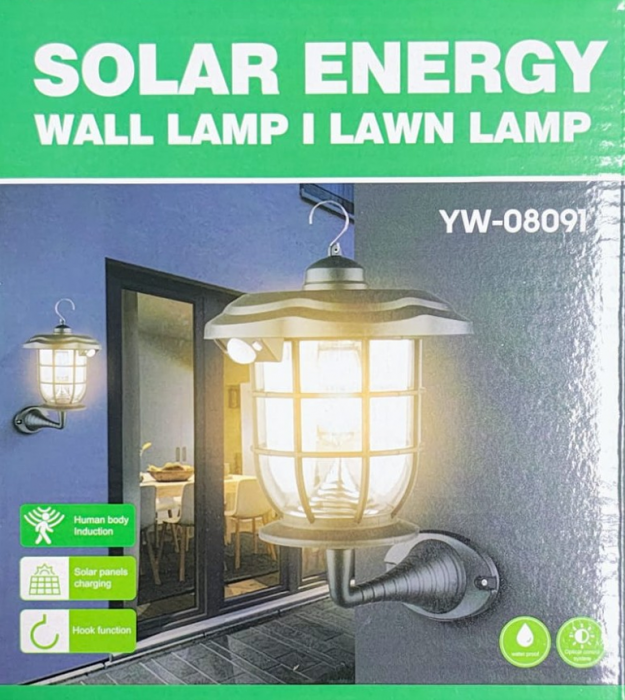 Felinar solar vintage pentru camping în aer liber,sau de gradina,Model YW-08091 [6]