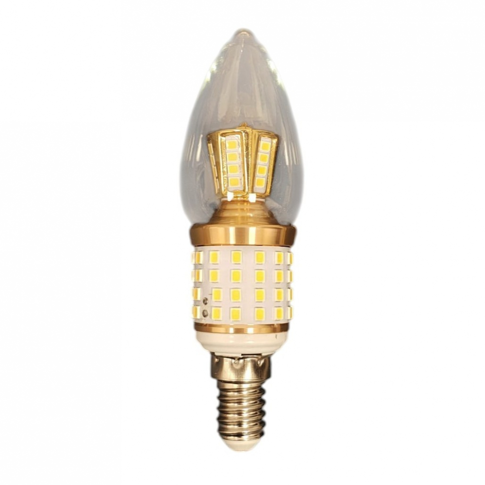Bec LED tip lumânare decorativ 14W E14, design elegant pentru candelabre și lămpi [1]