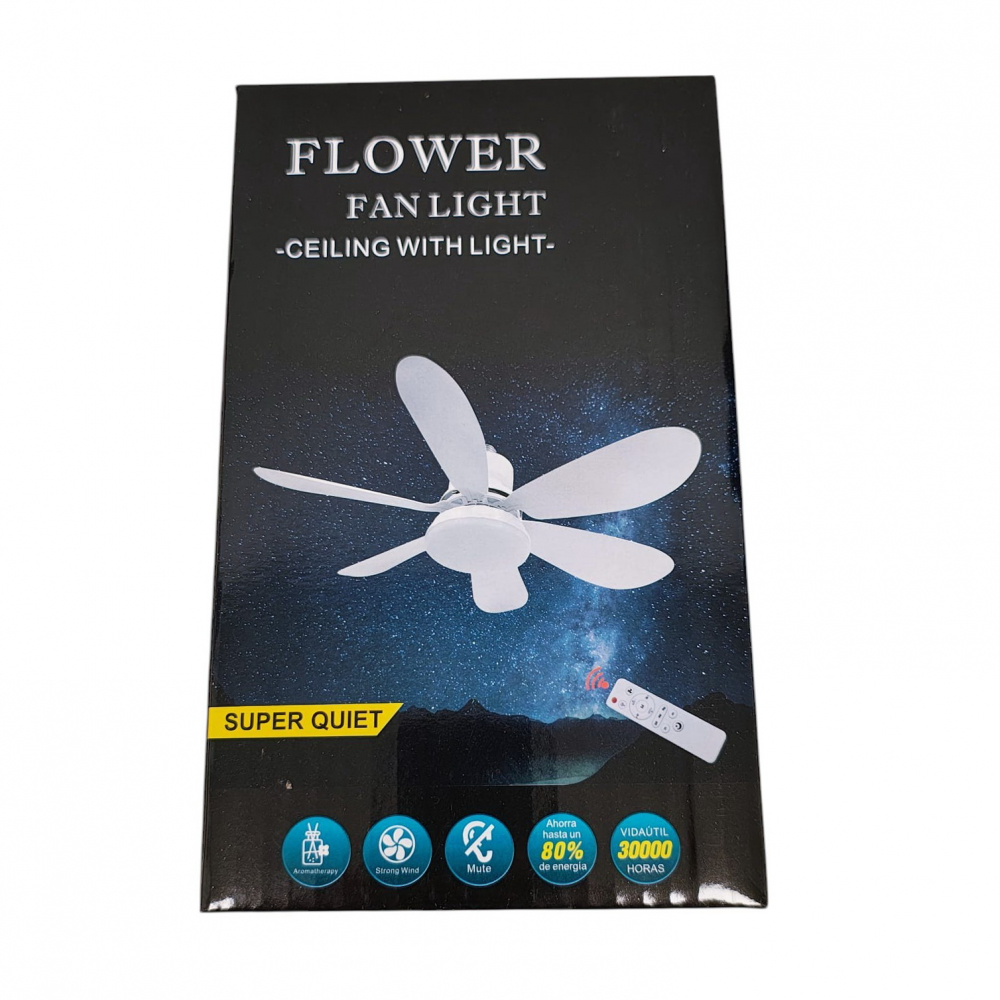 Ventilator de Tavan Inteligent cu Lumină LED și Telecomandă [14]