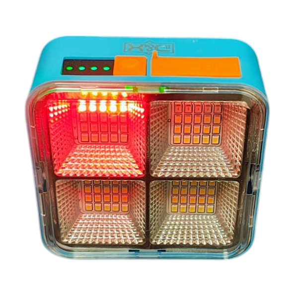 Lanterna solara portabila 5 moduri de luminare puternica cu suport magnetic, reincarcabila prin USB - Imagine produs en-gros [3]