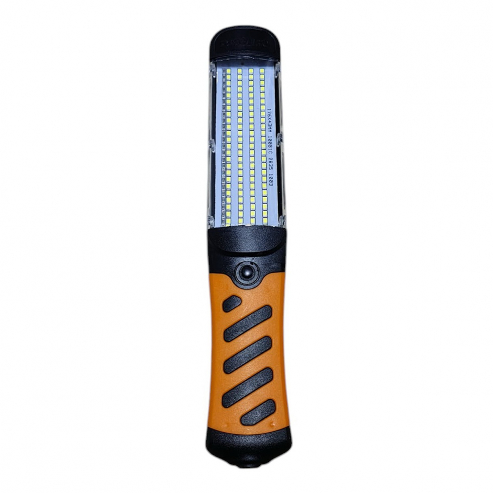 Lampa 100 Leduri, cu acumulator, reincarcabila, ideala pentru camping, garaj, rulota, terasa, foisor, cabana, auto, cu prindere magnetica si agatatoare - Imagine produs en-gros [1]