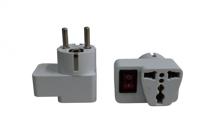 Adaptor pentru prize electrice UK & USA, cu întrerupător P-14 [2]