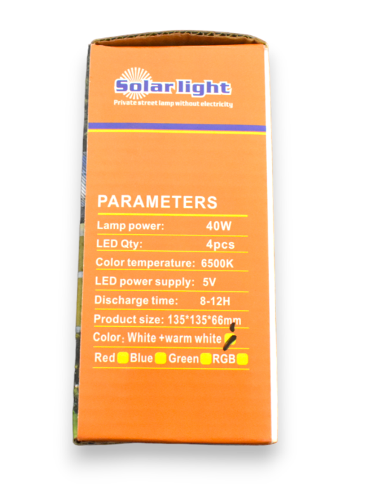 Aplica de perete solara 3500K LH-BT08 - Imagine produs en-gros [3]