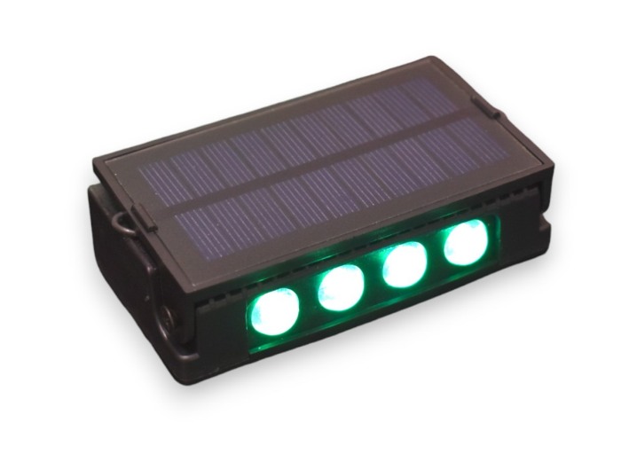 Aplica de perete solara lumina verde LH 799 80W - Imagine produs en-gros [1]