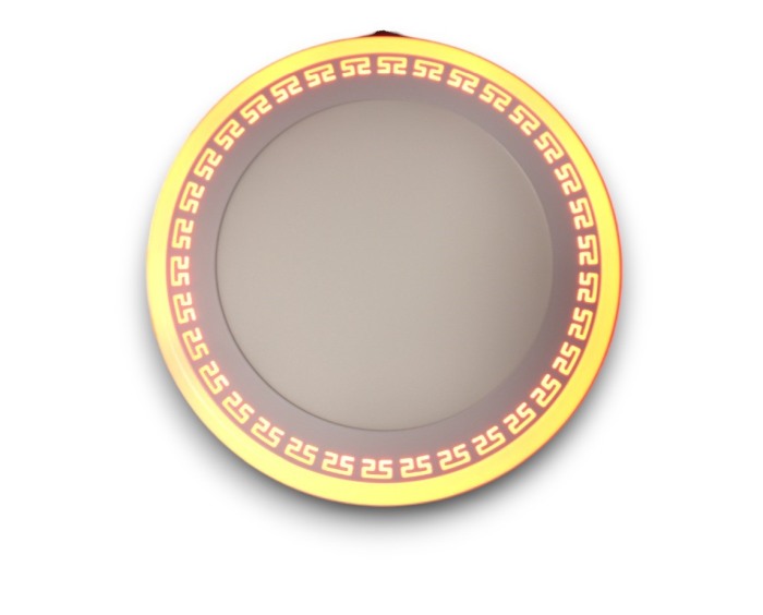 Aplica LED cu model dantelat 18W rosu - Imagine produs en-gros [2]