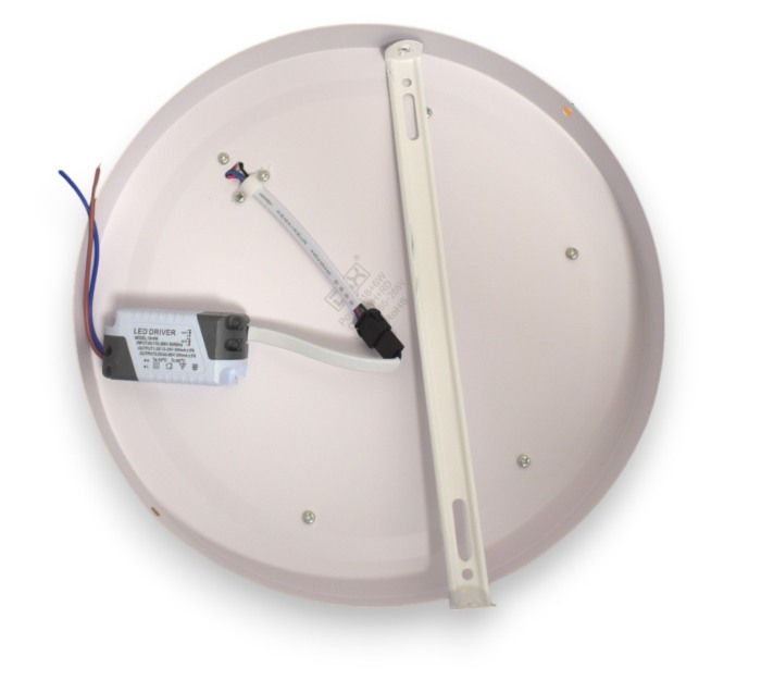 Aplica LED cu model dantelat 18W rosu - Imagine produs en-gros [4]