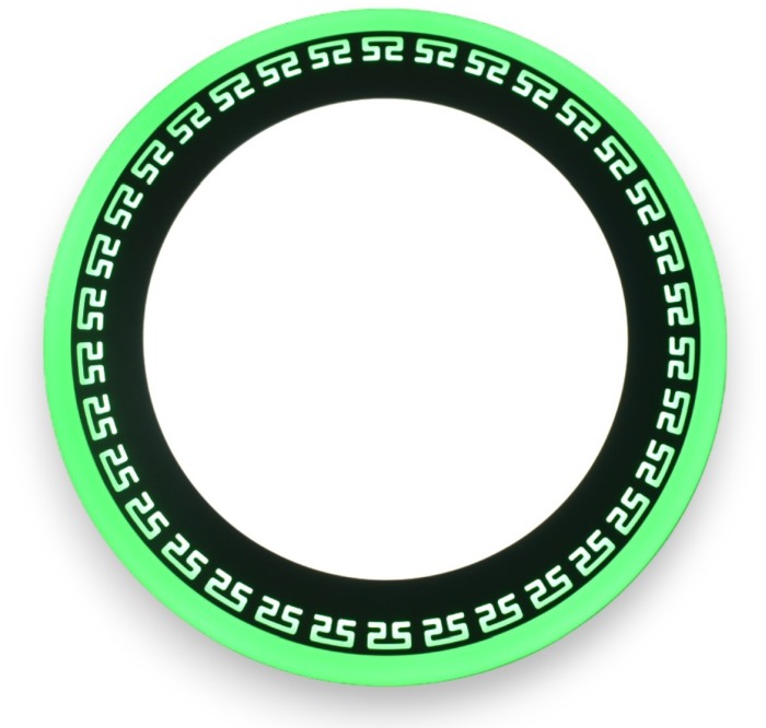 Aplica LED cu model dantelat 18W verde - Imagine produs en-gros [3]