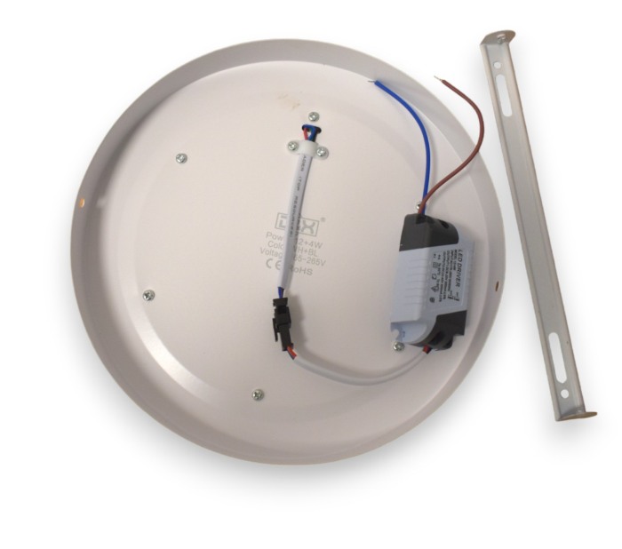 Aplica LED cu model dantelat bicolor 12W albastru - Imagine produs en-gros [4]