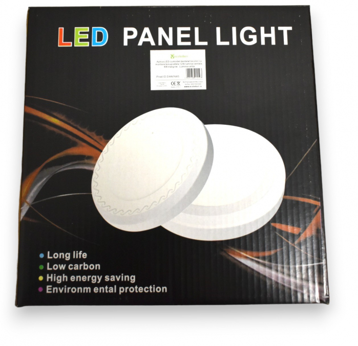 Aplica LED cu model dantelat bicolor 16W lumina alba+albastru [6]