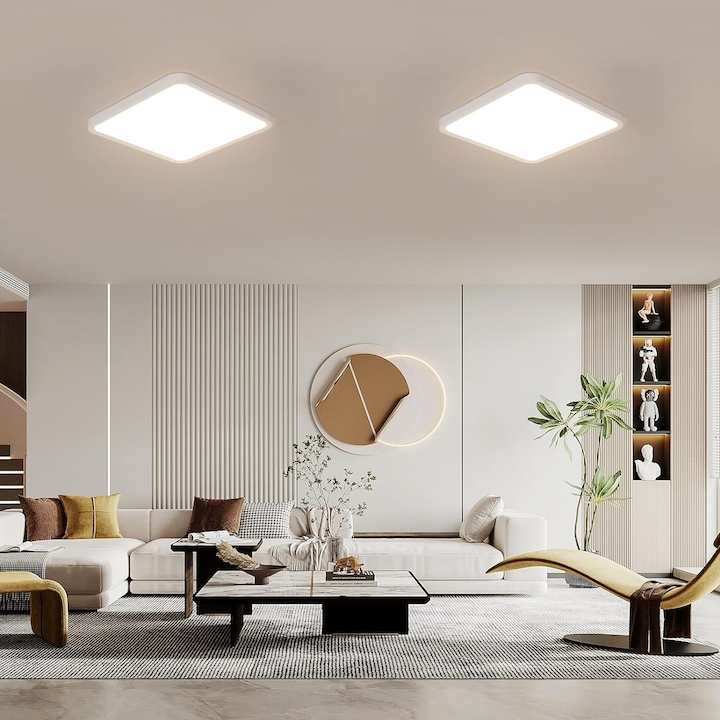 Aplica plafoniera led patrata 40 cm   36W 220V Lumina rece - Imagine produs en-gros [7]