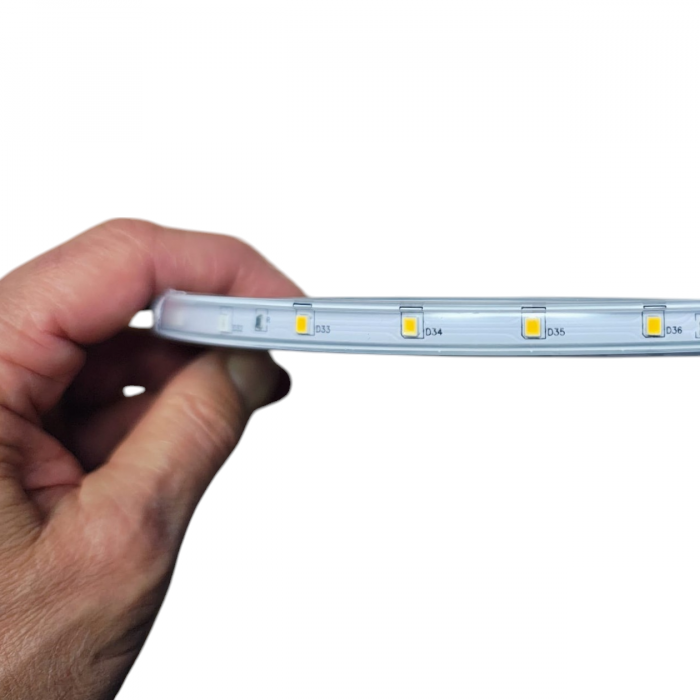 Banda Led , Interior Exterior, Gen Furtun, SMD, Decorativ, Multicolor, Lungime 5 Metri, 8 Moduri, Cablu Alimentator Inclus [2]