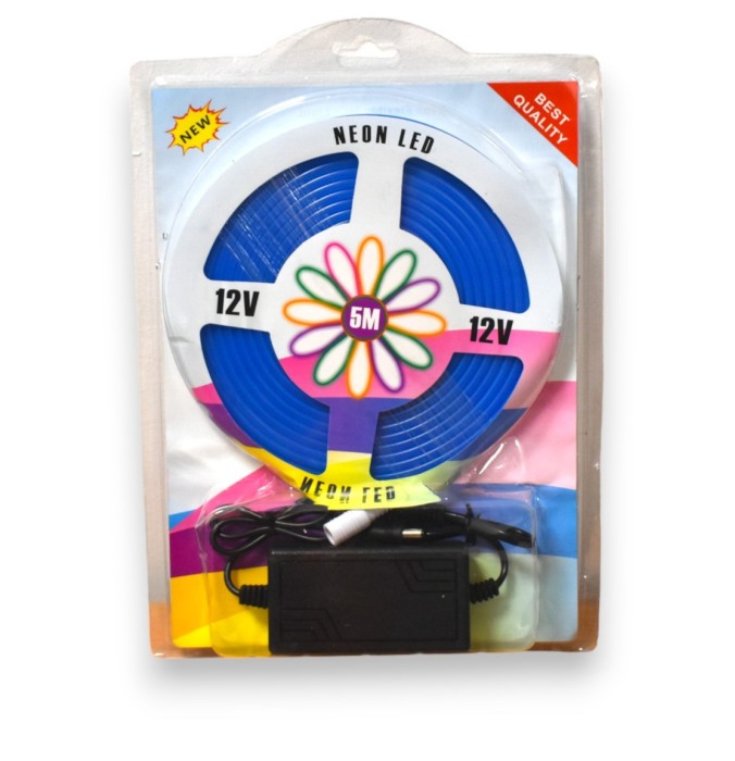 Banda led tip neon Flex albastru silicon SMD2835 Lungime 5m - Imagine produs en-gros [2]