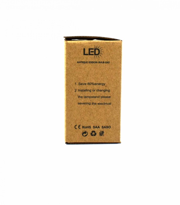 Bec C45 E14 6W Filament Lumina Calda - Imagine produs en-gros [3]