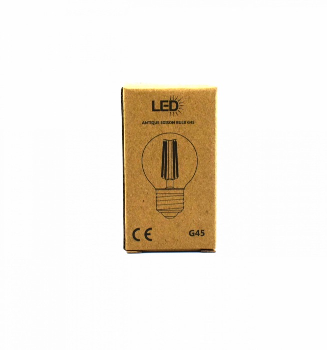 Bec C45 E14 6W Filament Lumina Calda - Imagine produs en-gros [4]