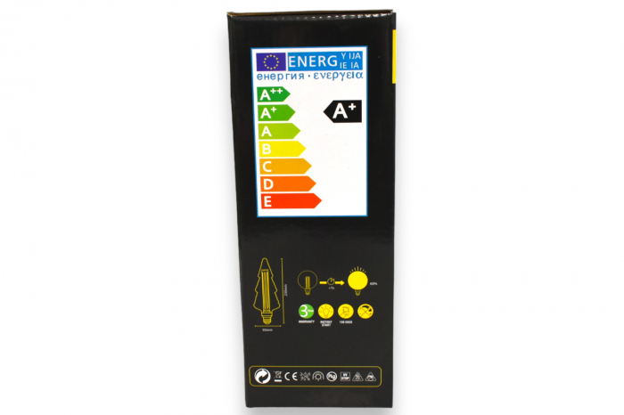 Bec decorativ Vintage in forma de  BRAD ,dimabil 3W E27 D-SDS-90-230 [6]