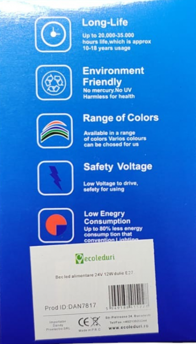 BEC E27 24V CU LED 12W [5]