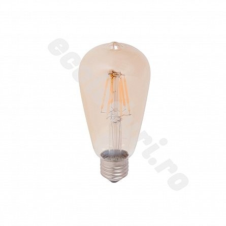 Bec E27 cu filament LED 6W - Imagine produs en-gros [2]