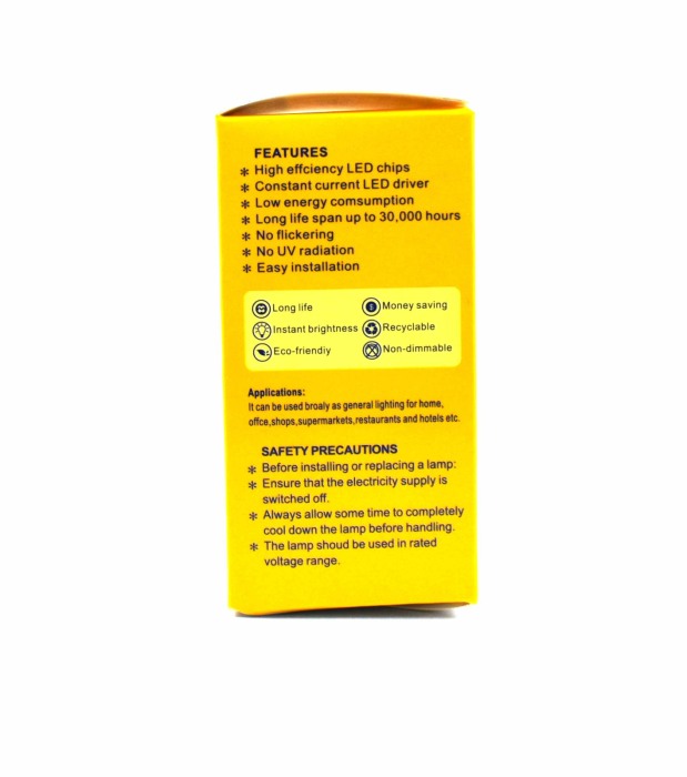 Bec E27 Tip Cilindru 5W - Imagine produs en-gros [2]