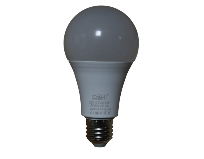 Bec LED E27 12W cu senzor crepuscular auto ON/OFF [2]