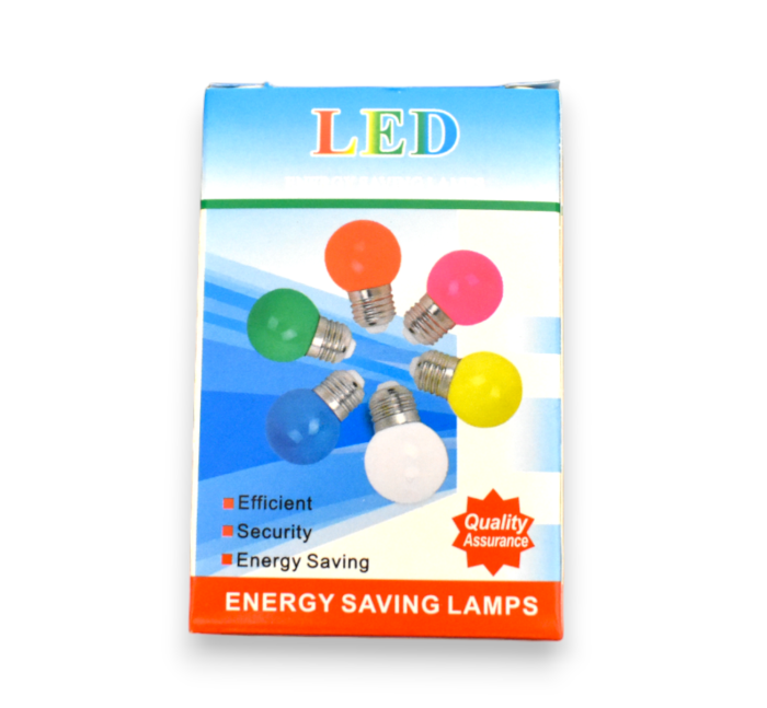 Bec  LED G45 albastru matuit E27 10 buc - Imagine produs en-gros [7]