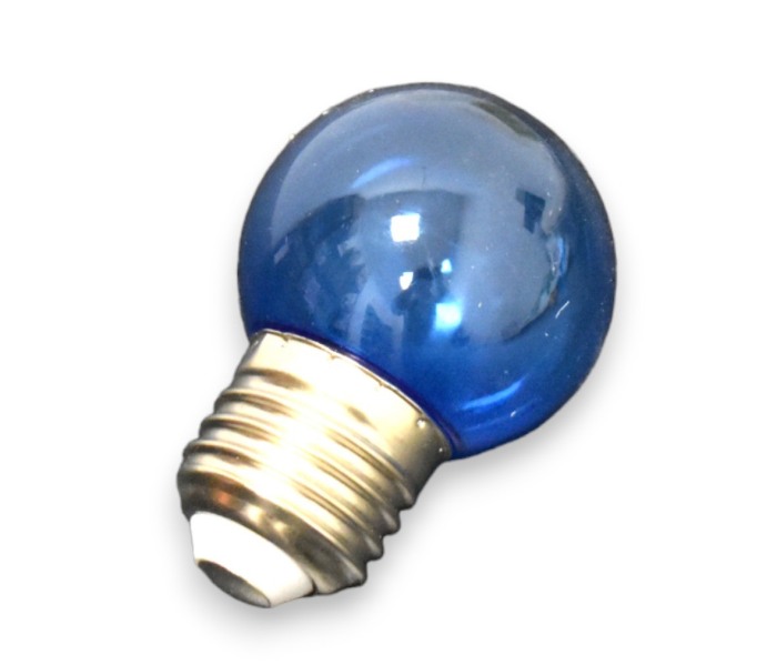 Bec  LED G45 albastru transparent E27 10 buc - Imagine produs en-gros [2]