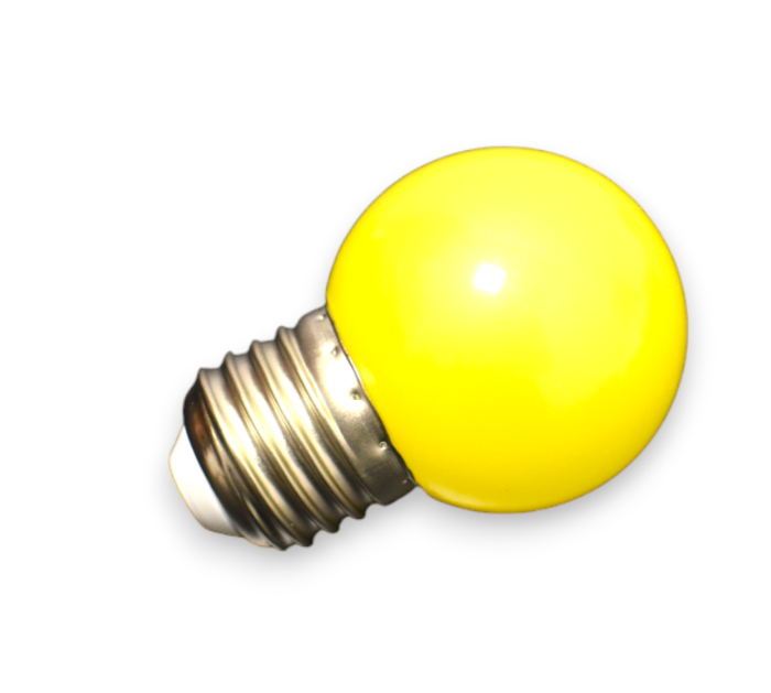 Bec  LED G45 galben matuit E27 10 buc - Imagine produs en-gros [1]