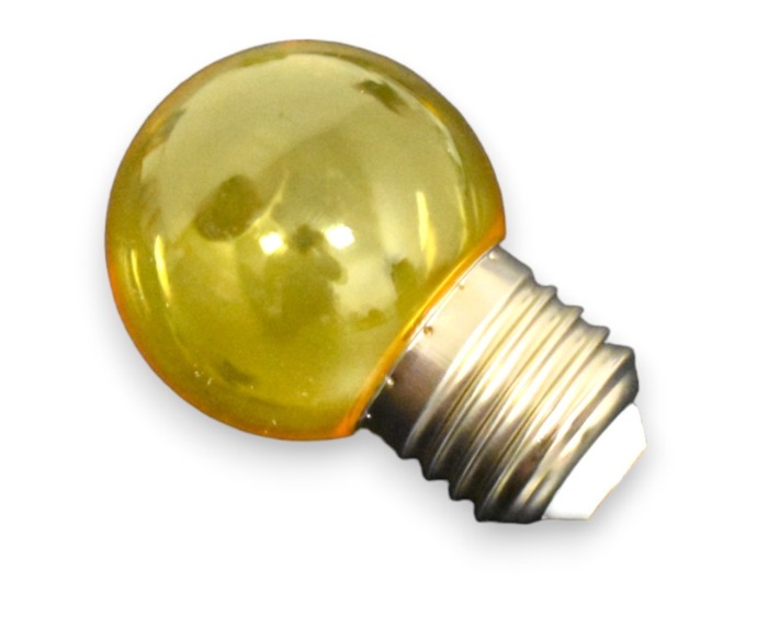 Bec  LED G45 galben transparent E27 10 buc - Imagine produs en-gros [2]