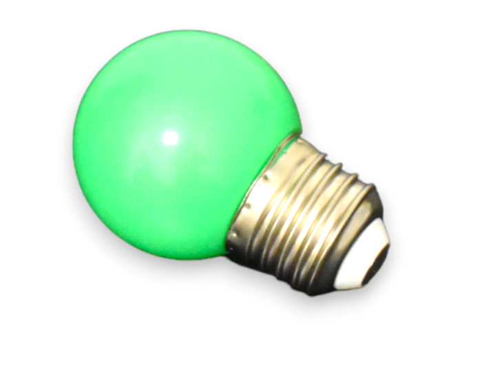 Bec  LED G45 verde matuit E27 10 buc - Imagine produs en-gros [3]