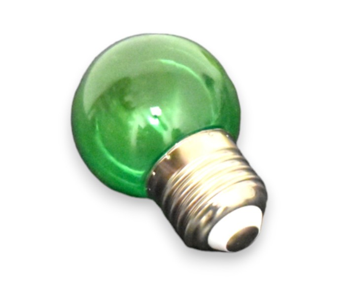 Bec  LED G45 verde transparent E27 set 10 buc - Imagine produs en-gros [3]