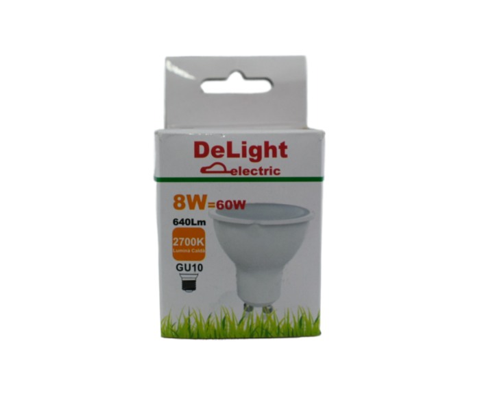 BEC LED GU10 8W 2700K  - Imagine produs en-gros [2]