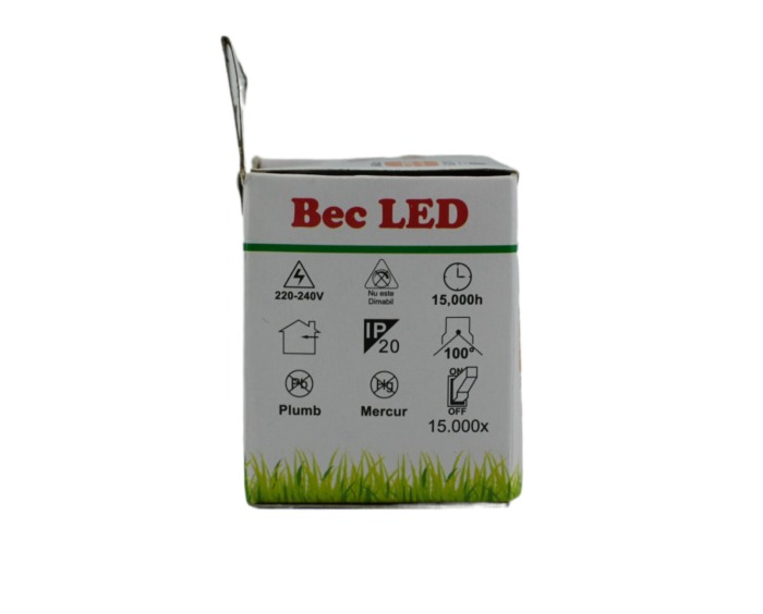 BEC LED GU10 8W 2700K  - Imagine produs en-gros [3]