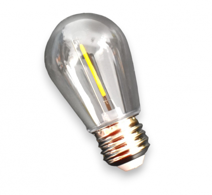 Bec LED E27 S14 1W lumina calda 20 buc [5]