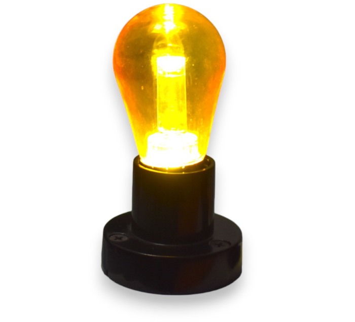 Bec  LED S14 galben E27 10 buc - Imagine produs en-gros [2]