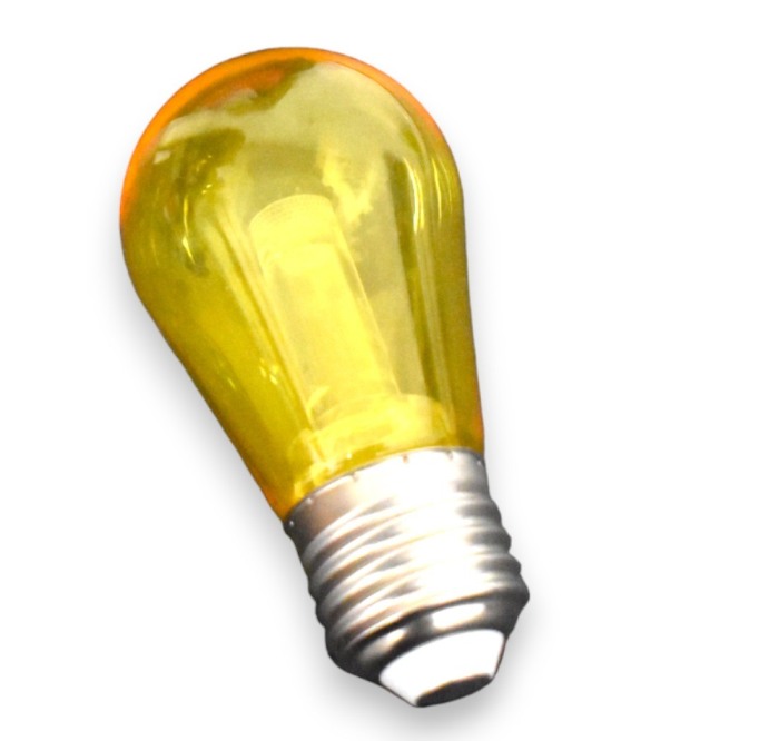 Bec  LED S14 galben E27 10 buc - Imagine produs en-gros [1]