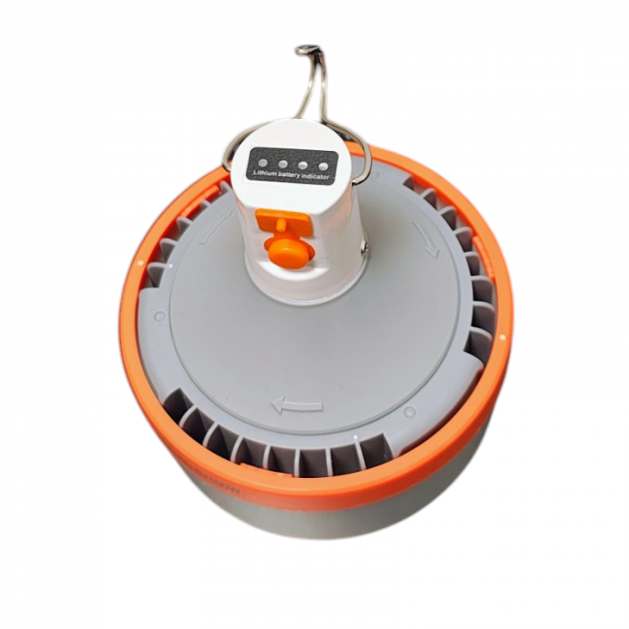 Bec  LED tip lanterna  portabil S-9020 100w, indicator acumulator [3]