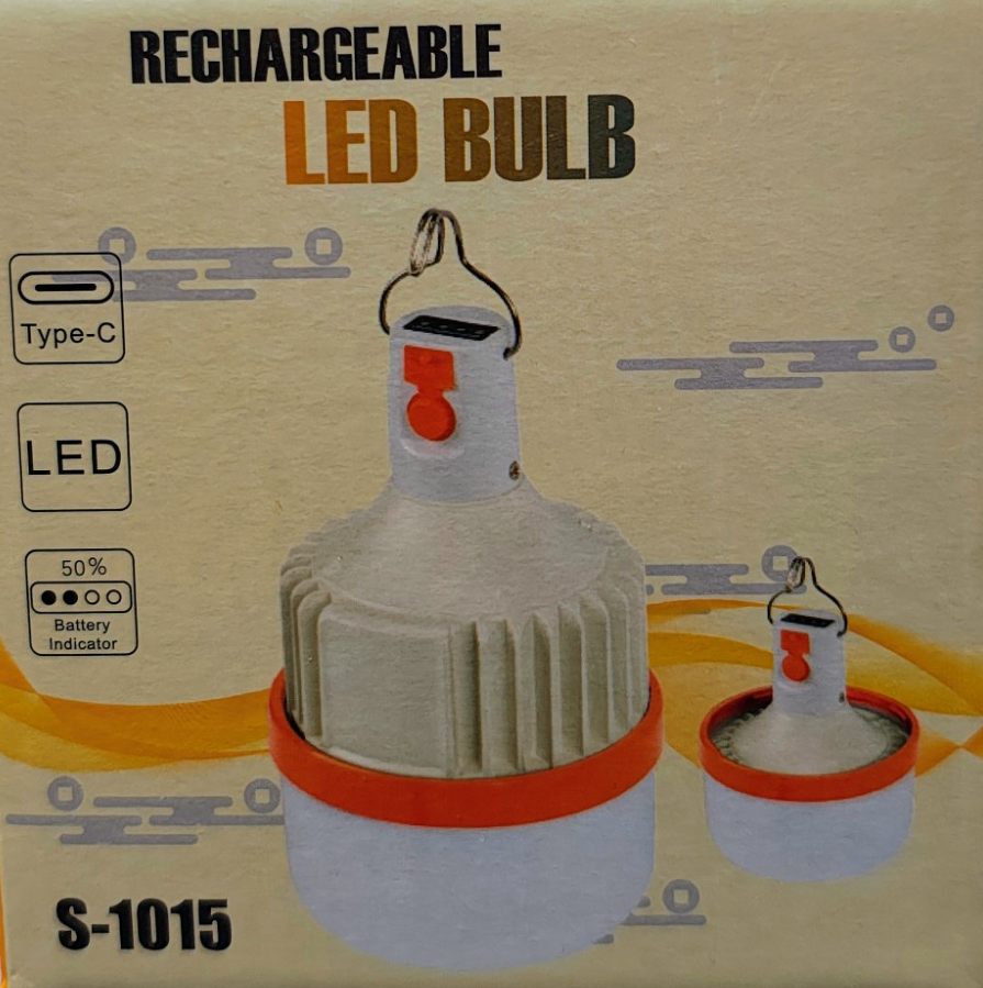 Bec  LED tip lanterna  portabil S-9020 100w, indicator acumulator - Imagine produs en-gros [6]