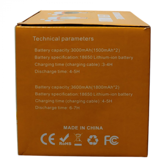 Bec  LED tip lanterna  portabil S-9020 100w, indicator acumulator [7]