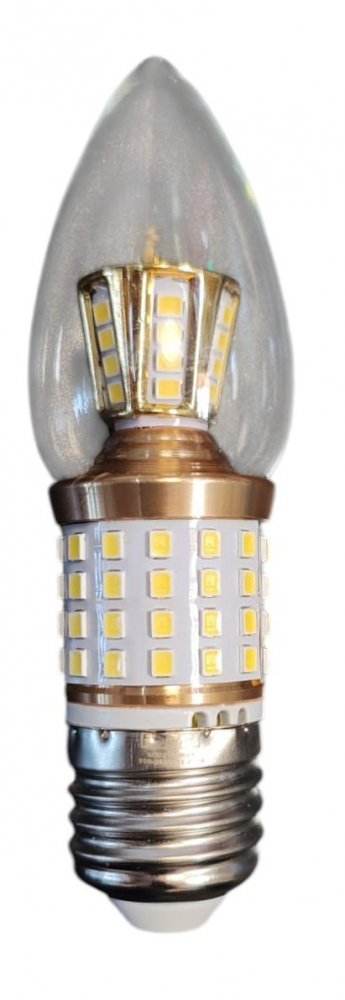 Bec LED tip lumânare decorativ 14W E27, design elegant pentru candelabre și lămpi [1]