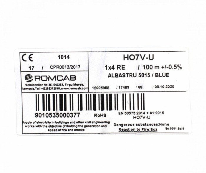 Cablu FY 4 100 m/rola - Imagine produs en-gros [2]