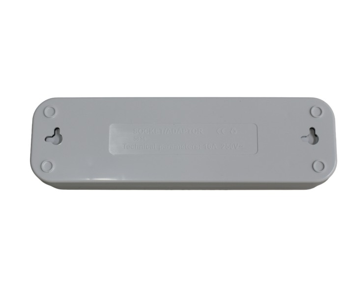 Cap prelungitor cu patru posturi Schuko contact cupru, plastic ignifugYW-5814 - Imagine produs en-gros [2]