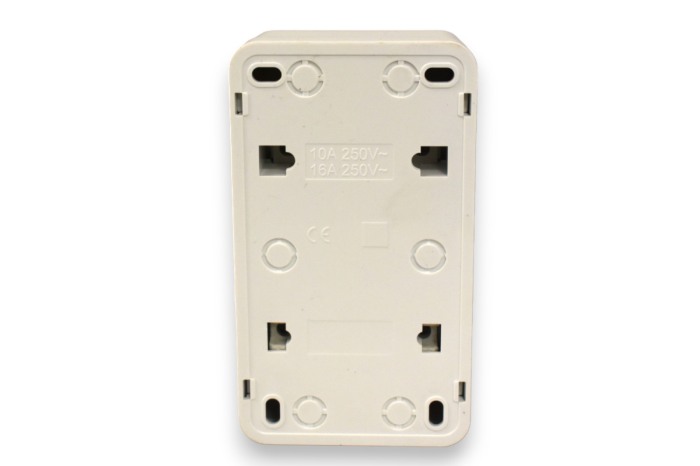Comutator cu priza pe tencuiala YW-18046 - Imagine produs en-gros [2]