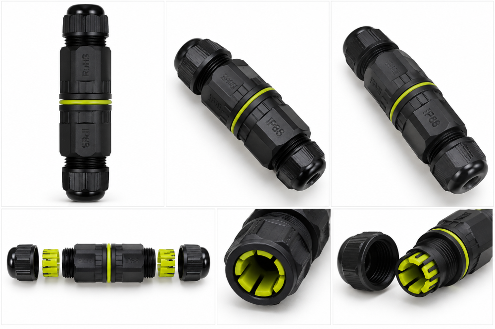 Conector IP68 L20 96 x 25 mm pe fundal alb [2]