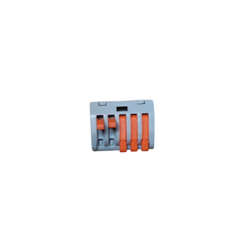 Conector electric tip Wago 4 intrări 4 ieșiri cu pârghii colorate [3]