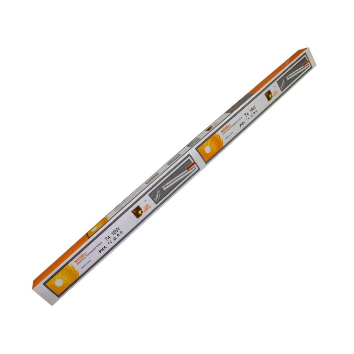 Corp lampa fluorescenta tub neon T4 16 W cu droser electronic - Imagine produs en-gros [1]