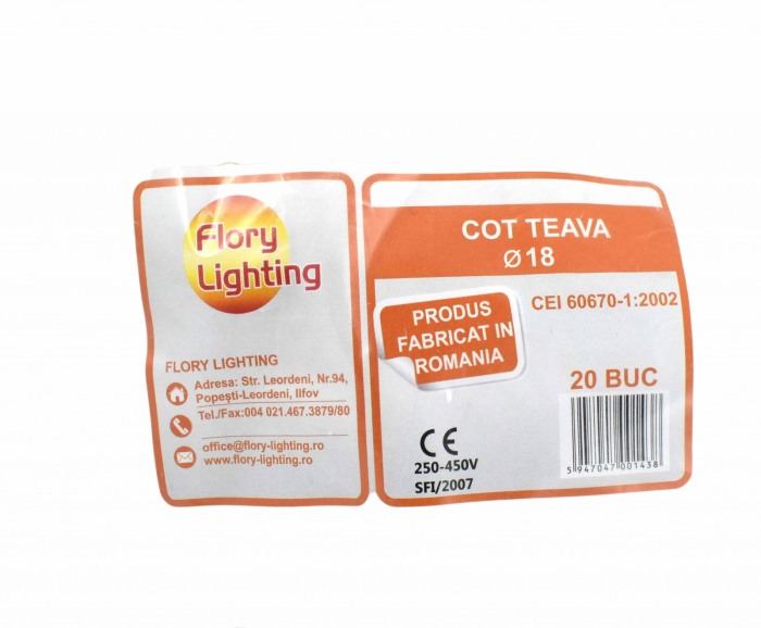 Cot teava 18 (20 buc/set) - Imagine produs en-gros [2]